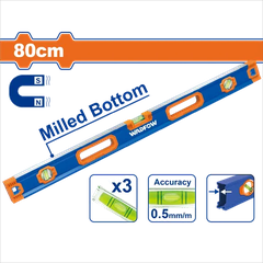 Thước thủy nam châm mạnh 80cm-Wadfow WSL3G80