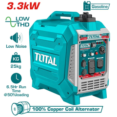 Tổ máy phát điện dùng xăng biến tần 3.3kW-TOTAL-TP535006