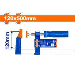 Kẹp chữ F 120x500mm-Wadfow WCP2123