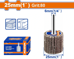 Nhám xếp trụ 25x6mm 80# Wadfow  WYW2503