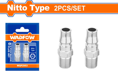 Bộ 2 đầu nối hơi nhanh 1/4" Wadfow WQP2953