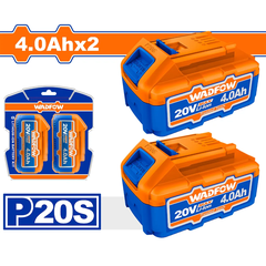 Bộ combo 2 pin 20V/4.0Ah Wadfow WOS240685
