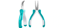 Kềm mũi cong mini 115mm -TOTAL-THTMN456