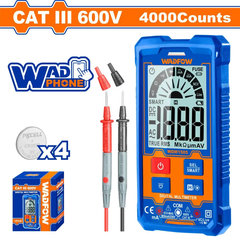 Đồng hồ vạn năng kỹ thuật số 600V-2000 số đếm-Wadfow WDM1505
