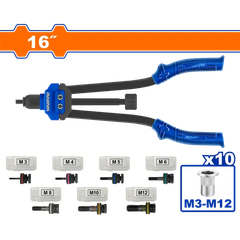 Bộ Kìm rút rivet 16"-Wadfow WHR5B16