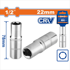 Đầu tuýp dài 1/2"-22mm-Wadfow WSC7222