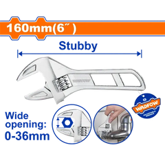 Mỏ lết 160mm(6")-Wadfow WAW7106