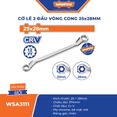 Cờ lê 2 đầu vòng cong 25x28mm-Wadfow-WSA3111