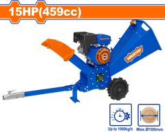Máy băm dăm gỗ chạy xăng 10Kw(15HP)-459cc Wadfow WXU1315