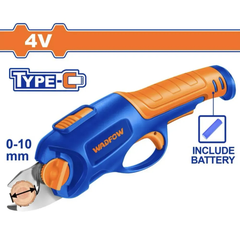 Máy cắt cành thẳng dùng pin 4V (không kèm đầu và dây cáp sạc) Wadfow  WJFP1504