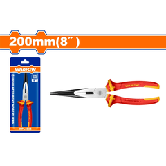 kìm mũi cong cách điện 8"-Wadfow WPL4938