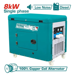 Tổ máy phát điện dùng dầu Diesel 8.0kW-TOTAL-TP280001-1