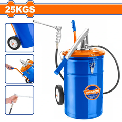 Dụng cụ bơm mỡ đẩy tay 25kg Wadfow WHY2A25