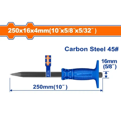 Mũi đục nhọn bê tông 4x16x250mm-Wadfow WCC1303
