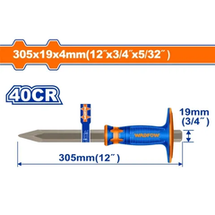 Mũi đục nhọn bê tông 4x19x305mm-Wadfow WCC2314