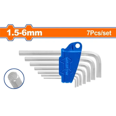 Bộ 7 chìa lục giác 1.5-6mm-Wadfow WHK1671