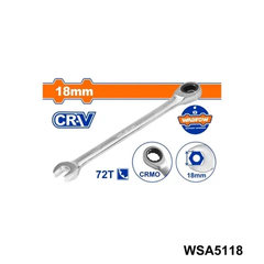 Cờ lê vòng miệng tự động 18mm-Wadfow WSA5118