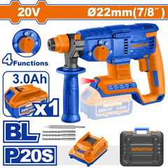 Máy khoan đục bê tông dùng pin 20V-22mm Wadfow  WLM1522