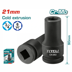 Đầu tuýp tác động 3/4" 21mm -TOTAL-THHISD3421L