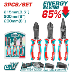 Bộ kềm răng  & kềm cắt  trợ lực 200mm  -TOTAL-THT2CK221S