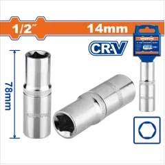 Đầu tuýp dài 1/2"-14mm-Wadfow WSC7214