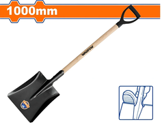 Xẻng thép vuông cán gỗ 1000mm-Wadfow WSE1317