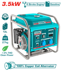 Tổ máyphát điện dùng xăng biến tần 5.5KW-TOTAL-TP365006