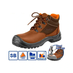 Giày bảo hộ da mũi thép size 43-Wadfow WSB3543