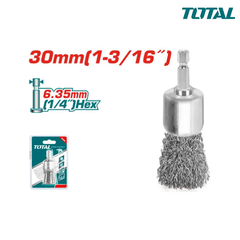 Chổi cước xám 30mm cán lục giác -TOTAL-TAC303062