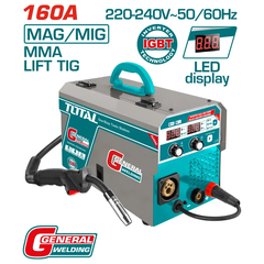 Máy hàn lift MAG/MIG/MMA/TIG  Inverter 160A/ 80V-TOTAL-TMGT1601