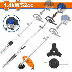 Máy cắt tỉa hàng rào dùng xăng đa năng  1.4Kw Wadfow WGM4552