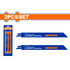 Bộ 2 lưỡi cưa kiếm (cưa kim loại) 225mm(9") WADFOW WJT1122BF