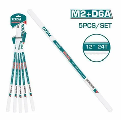 Bộ 5 lưỡi cưa sắt hợp kim 24T -TOTAL-THTKT58245