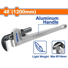 Mỏ lết mở ống tay cầm nhôm 1200mm(48")-Wadfow WPW9148