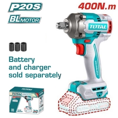 Máy siết buloong không chổi than dùng pin Lithium-Ion 20V (không kèm pin & sac)-TOTAL-TIWLI20401