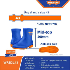 Ủng đi mưa size 43-Wadfow WRB3L43