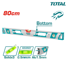 Thước thủy kèm theo nam châm hút 80cm -TOTAL-TMT28086M