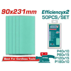 Bộ 50 giấy nhám-TOTAL-TAC0902311