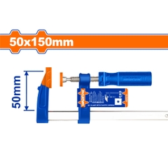 Kẹp chữ F 50x150mm-Wadfow WCP2151