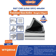 Bạt che (loại dày) 4mx6m -Wadfow-WTQ8046