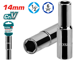Đầu tuýp lục giác sâu 1/2" 14mm -TOTAL-THTST12143L