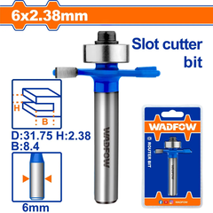 Mũi phay gỗ cắt rãnh 6x6x2mm Wadfow  WRG4401