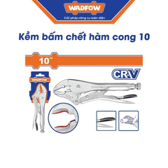 Kìm bấm chết hàm cong 10"-Wadfow WLP1C02
