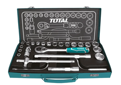 Bộ 24 cái đầu tuýp (1/2") & cần 2 chiều -TOTAL-THT141253