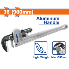 Mỏ lết mở ống tay cầm nhôm 900mm(36")-Wadfow WPW9136