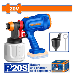 Máy phun sơn dùng pin 20V (không kèm pin và sạc) Wadfow WSU3066
