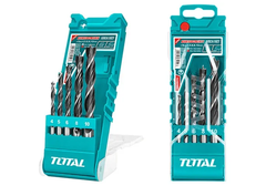 Bộ 5 mũi khoan bê tông đuôi trơn (hộp nhựa)-TOTAL-TACSD5055