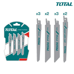 Bộ 10 lưỡi cưa kiếm cắt gỗ có đinh và kim loại -TOTAL-TRSB1001