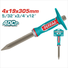 Đục bê tông nhọn 4x19x305mm -TOTAL-THT4530419