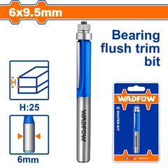 Mũi phay gỗ thẳng bi dưới 6x6x9.5mm WADFOW WRG7403